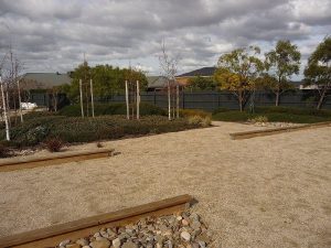 Bocce Court In Back Garden