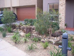 Dry Creek Bed Front Garden