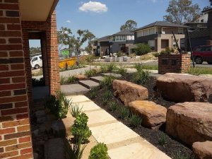 Entrance Pathway And Boulders