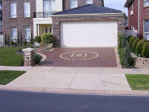 Paved Driveway Landscaping