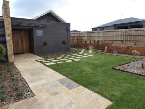 Paving Through Lawn