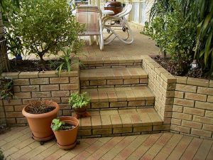 Simple Brick Stairs