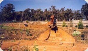 Landscape Excavation Water Feature